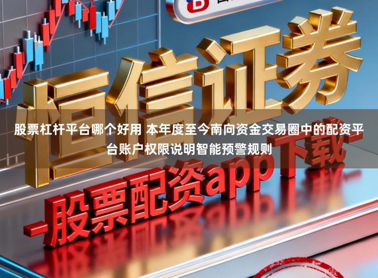 股票杠杆平台哪个好用 本年度至今南向资金交易圈中的配资平台账户权限说明智能预警规则