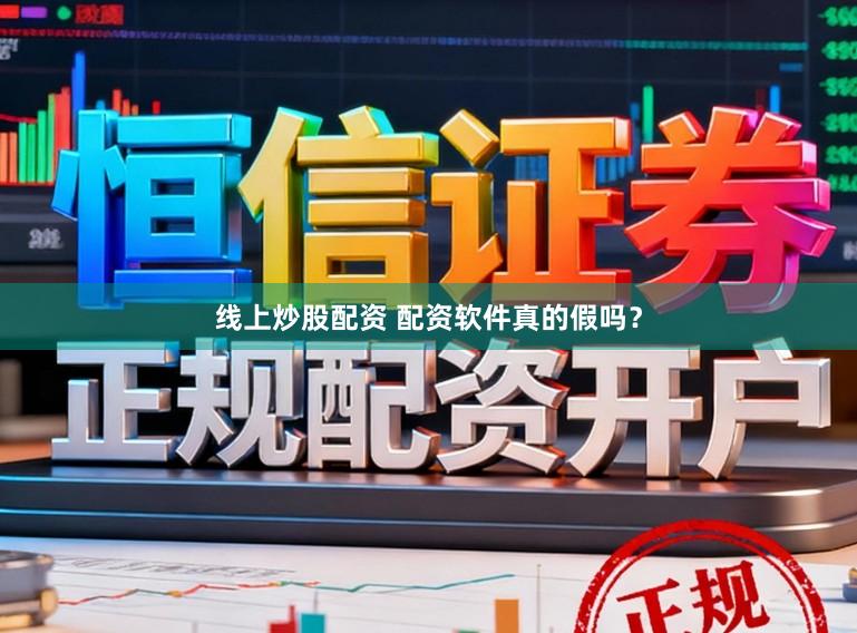 线上炒股配资 配资软件真的假吗？